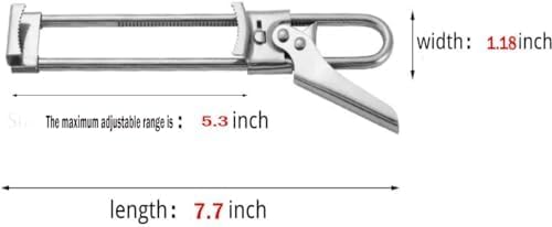 zengxiaoyun® Master Jar & Bottle Opener, Adjustable Multifunctional Stainless Steel Can Opener Jar Lid Gripper, Manual,Kitchen Accessories