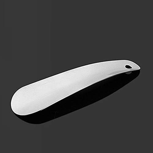 Shoe Horn for Seniors Men Women - Metal Helper Spoon Small Travel Shoehorn | Premium Stainless Steel, Short Travel Size, 6 Inch Long Shoe Tongue