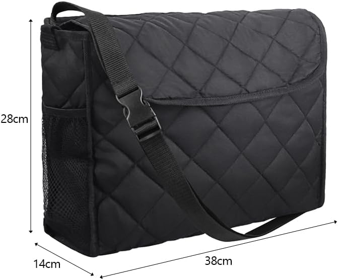 Wheelchair Backpack Bag Walker Suspension Bag Walking Aid Storage Organizers with Adjustable Straps Wheelchair Accessories Pouch for Seniors Disabled