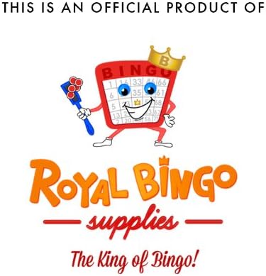 Royal Bingo Regular Calling Cards - Pack of 81 - High Visibility Font, 3.5" x 2.5" per Card-Replacement for Raffle and Balls