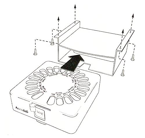 e-Pill Accutab Weekly Pill Dispenser - Large Capacity, 3 Times Daily Pill Organizer
