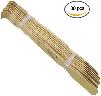 BambooMN Brand 30 Piece 17.5 Inch Logo Traditional Back Scratchers Shoehorn