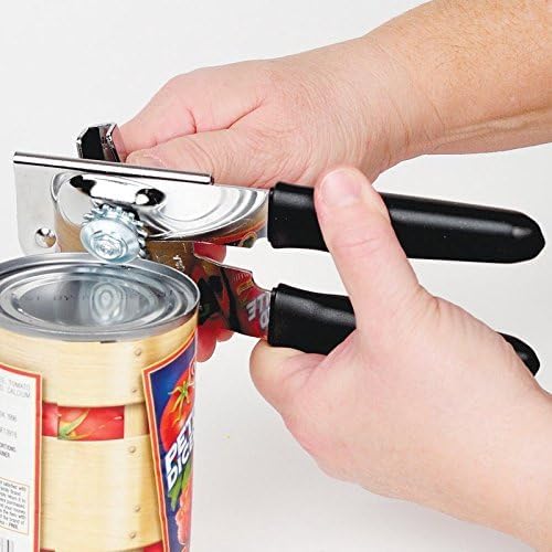 EZ-DUZ-IT 3028 Deluxe Can Opener with Grips, Black