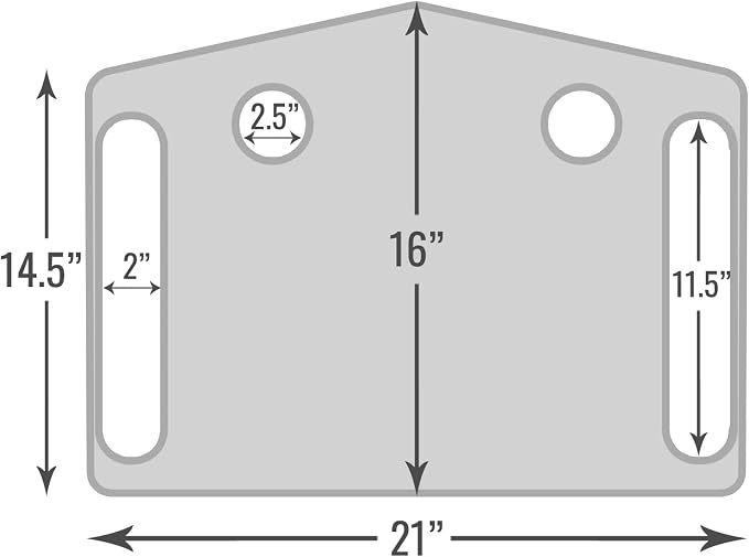 DMI Walker Tray with Cup Holders, Walker Tray for Folding Walkers, Gray (Pack of 6)