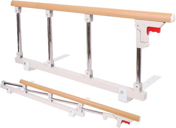 Bed Rails for Elderly Adults, Rail Assist for Seniors Safety,Folding Bed Assist Seniors Safety Bed Guard Rail Handle to Prevent Falling Out of Bed,Bed Side Grab Rail Bed Cane,36.6"x14.2"