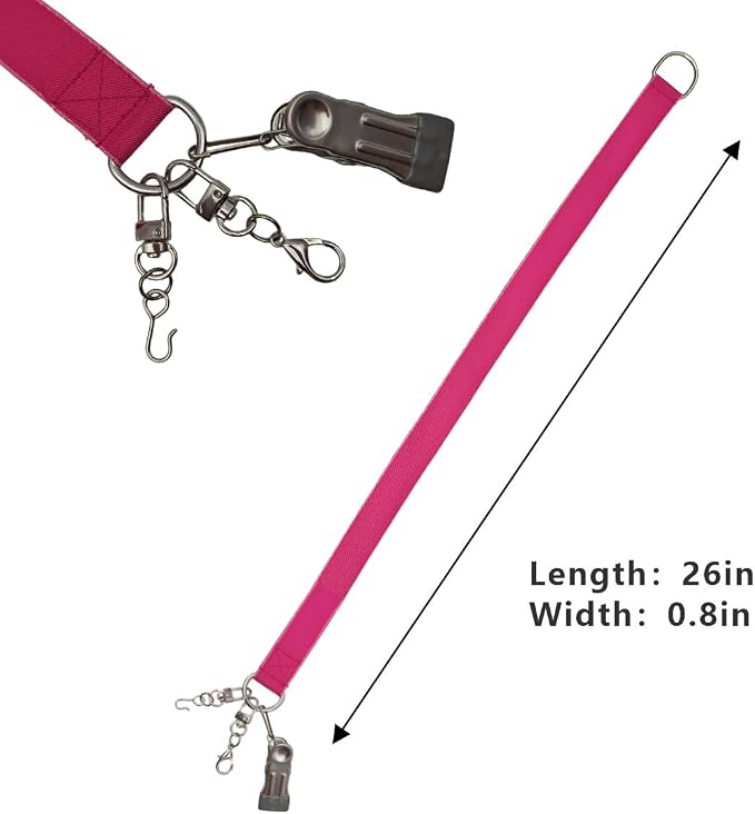 Detachable Zipper Puller Helper for Dress and Boots, Effortless Zipping with Hook and Clip for Various Types of Zippers (Rose Red)