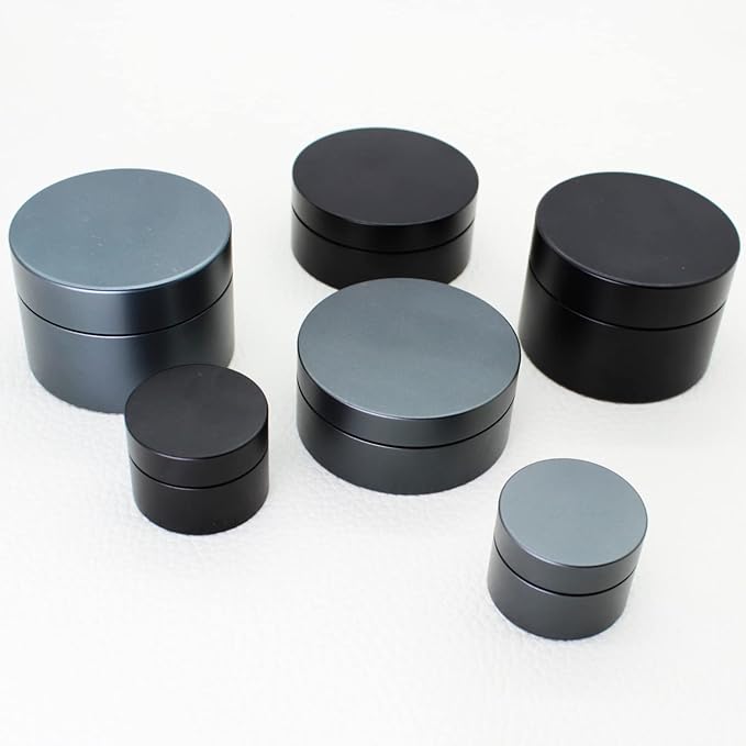 Portable Daily Pill Case, Heavy Duty Aluminium Alloy Round Pill Box, Waterproof Travel Pill Organizer, Pocket Purse Medicine Vitamin Holder EDC Container for Outdoor Camping Working
