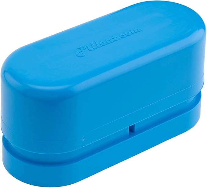 Multiple Pill Splitter. Original Patented Design, with Accurate Pill Alignment, Sturdy Cutting Blade and Blade Guard, for Splitting and Quartering Round or Oblong Pills.US Patent No. 9,827,165.