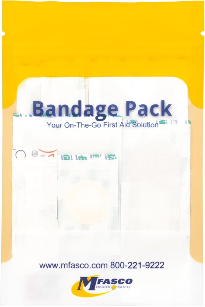 MFASCO First Aid Kit Refill Supplies Bandage Refill Pack