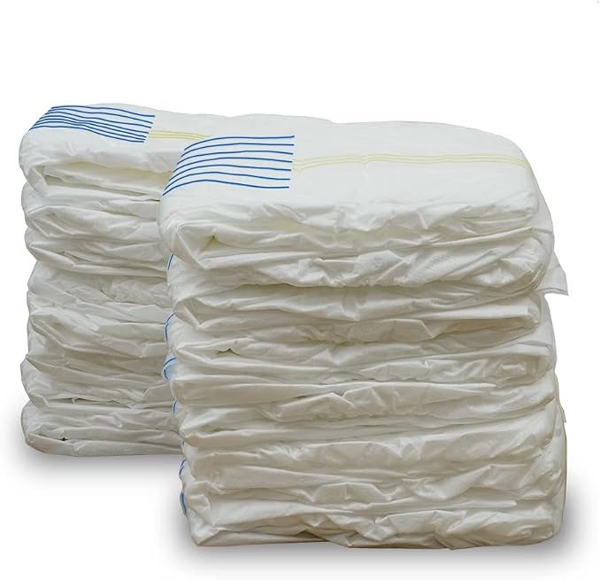 BV Dog Diapers Male Large (Waist 21-26in) Super Absorbent - 50 Count Disposable - Doggie Diapers with Wetness Indicator - Adjustable Male Dog Wraps - Ideal for Incontinence/Training