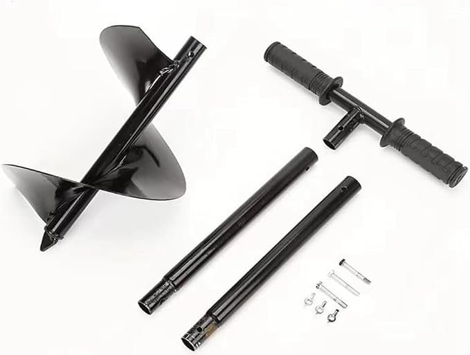 Compost Turning Tool,Compost Stirring Tool,Compost Aerator Tool Turner and Mixing Tool for Outdoor Compost Tumbler Bins Bags (Black, 85 * 10cm)