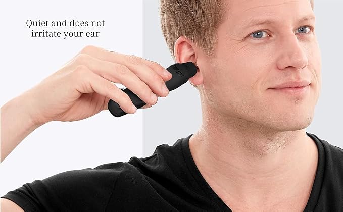 Wahl 5567-500 Ear, Nose and Brow Wet/Dry Battery Trimmer, Black