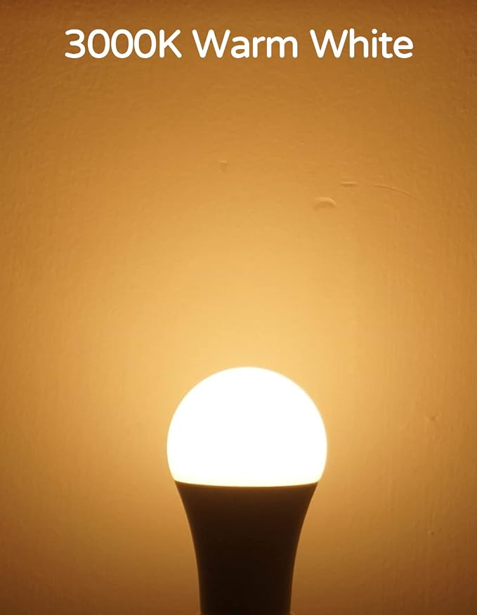 Outdoor Sensor Light Bulbs, E26 Dusk to Dawn Activated Security | Auto On/Off, Energy-Efficient, for Indoor Outdoor Lighting, Front Door Garage Basement Storage Closet, 120V, 3000K 2Pack