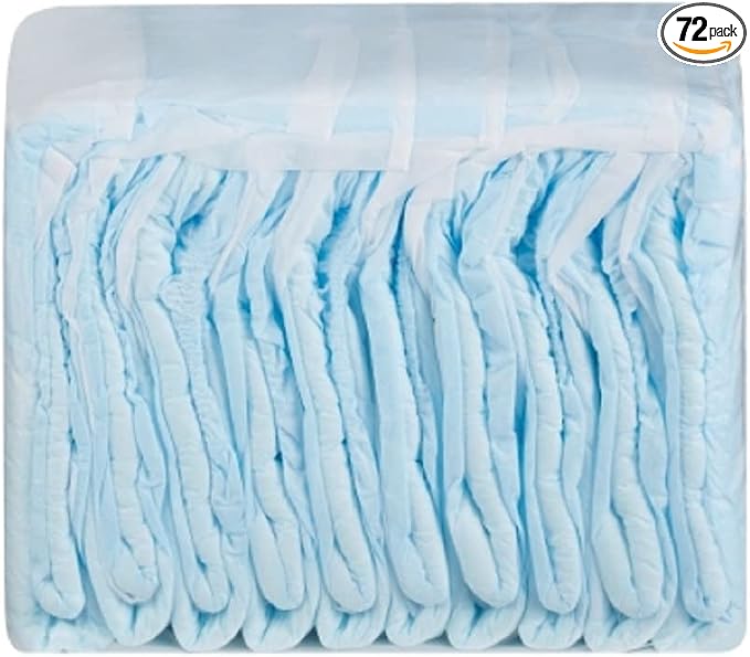Cardinal Health™ Quilted Adult Briefs, Wings™ Extra, Moderate Absorbency, Blue, Large - Case of 72