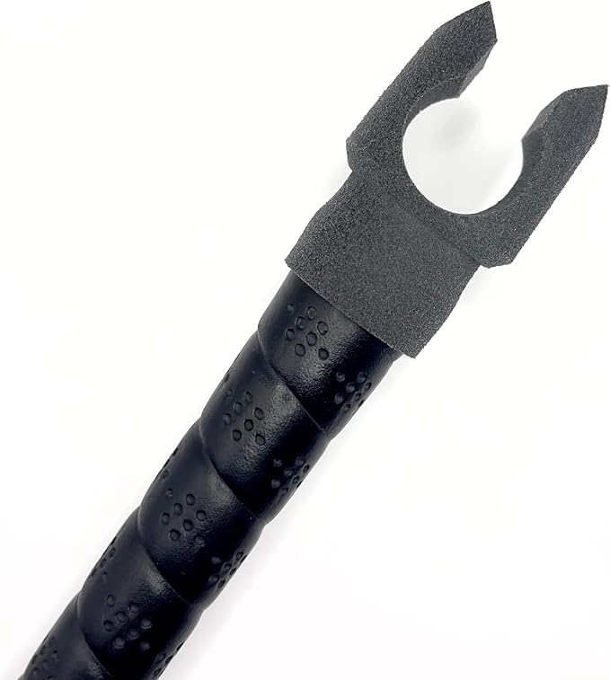 Pick Up the Rake, Without the Ache! Golf Rake Retriever Attaches to Sand Wedge Grip, Also Retrieves Dropped Clubs, Golf Gift for Men and Seniors, Fits Standard and Mid-Size Grips,