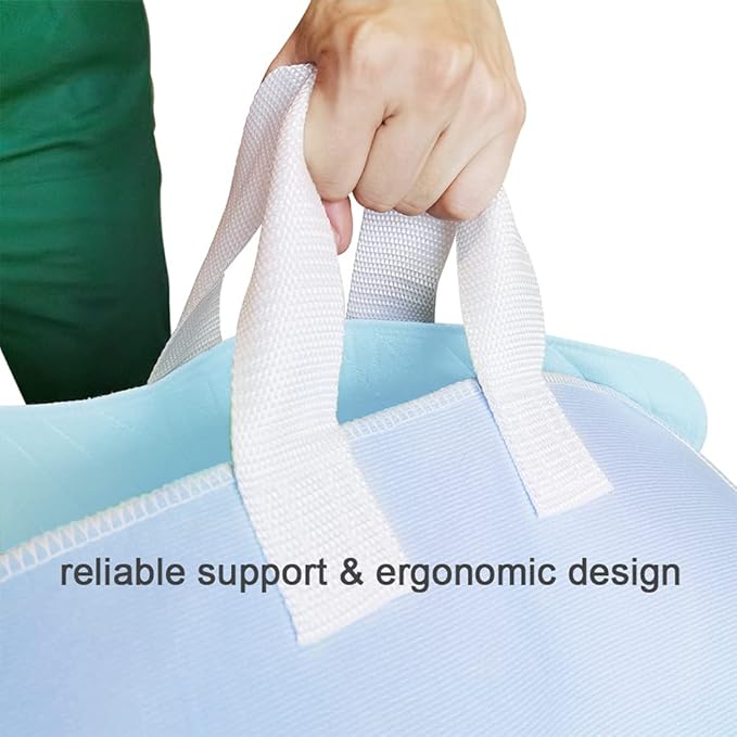 2 Pack Bed Pads for Incontinence Positioning Bed Pad with Handles for Lift and Transfer Reusable Waterproof Bed Pads Washable Incontinence Bed Pads for Elderly Hospital Home Care 36” × 34”