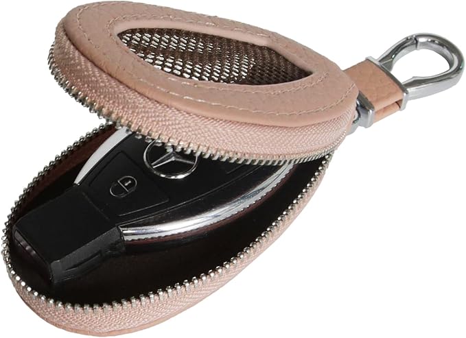Universal Premium Car Key Fob Case Genuine Leather Car Smart Key fob Holder for Remote Key Fob