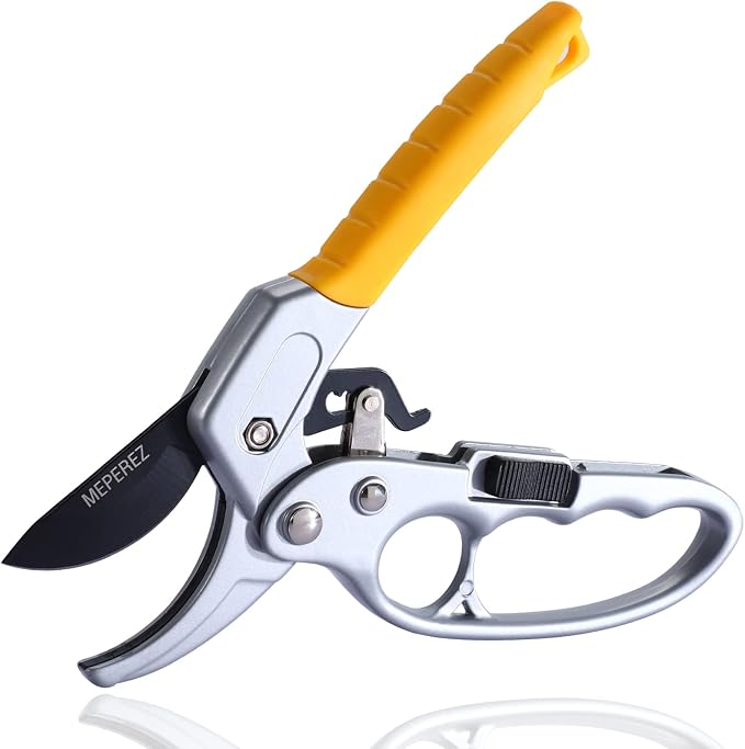 Premium pruning shears for gardening, Work 3 times easier, Pruners heady duty, Sharp garden clippers cuting florist flower, hedge, herb, rose, Indoor live plants, Arthritis weak hand snips