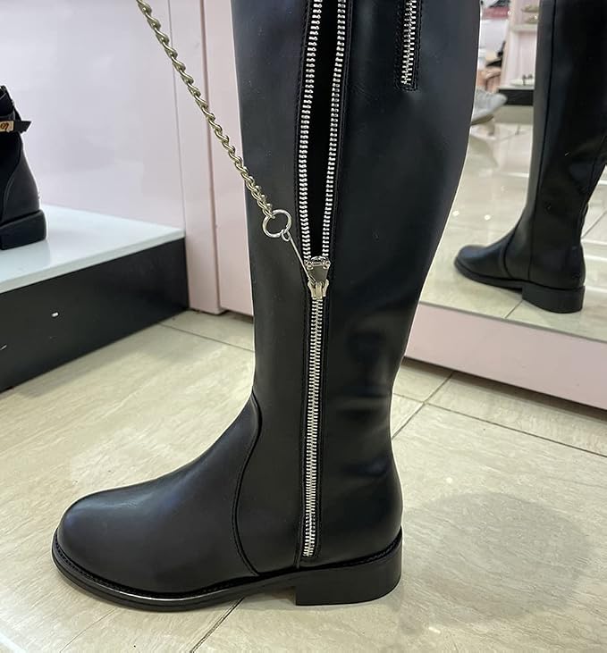 Zipper Helper for Dress and Boots, Zipper Puller Zip with Hook and Clip for Almost All Zippers Types, Zip up Dress by Yourself (Gold 1)