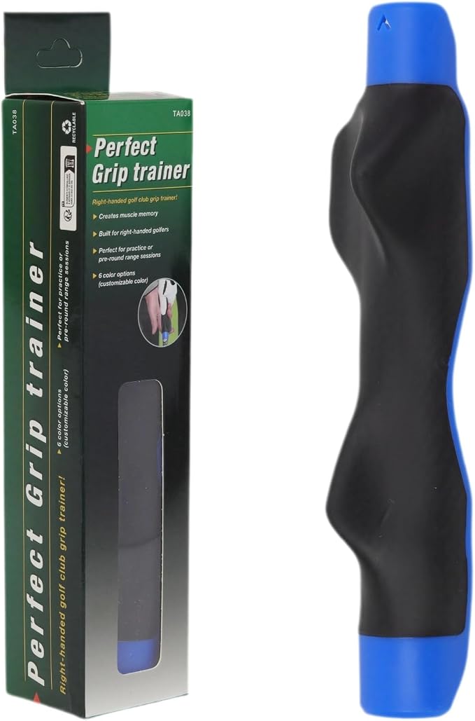 Golf Grip Trainer, Right Handed Golf Swing Trainer, Ensures Proper Posture & Tempo, Golf Training Aid for All Levels