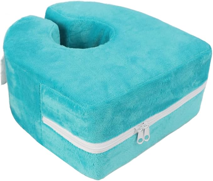 Adult Bed Sore Pads Wedge Foot Support Pillow Pressure Ulcer Ankle Protector Ring Foot Rest Pillows Bedridden Patient Elderly Heel Cushion Sleeping Elevated Foam Pad Leg Post Surgery Recovery Pillow