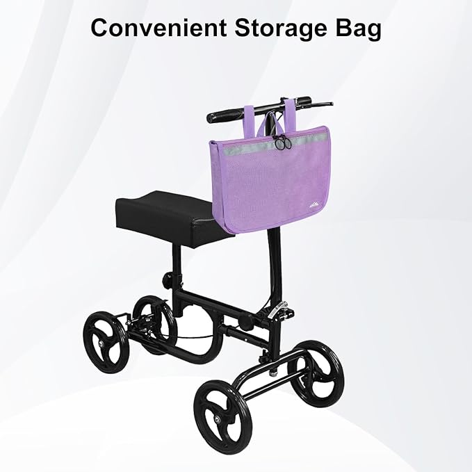 supregear Wheelchair Carry Bag - Accessories Pouch for Rollator, Walkers, Power Wheel Chairs and Knee Scooters - Side Armrest Storage Organizer for Elderly Seniors - Lightweight Portable Travel Tote