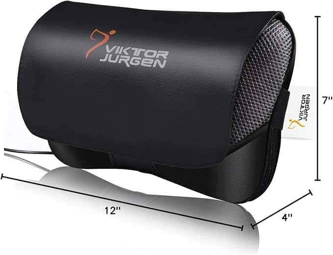 VIKTOR JURGEN Christmas Back Massager Gifts, Shiatsu Kneading Massager for Neck and Shoulder, Massage Pillow with Heat Relaxation Gifts for Women/Men/Dad/Mom/Fathers Day/Mothers Day