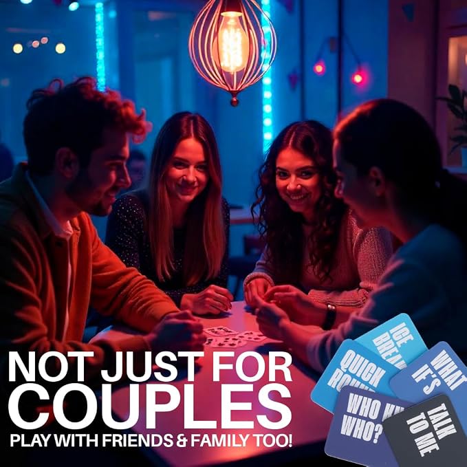 Why Don't We - 240 Conversation Starters for Couples - Get to Know Each Other Better. Fun Conversation Game for Couple, Card Games, Games for Date Night