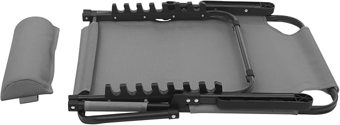 Adjustable Lifting Bed Backrest with Armrests 8-Position Adjustable, 330LBS Load Bed Back Support Chair for Reading Sleeping Watching TV, Portable Folding Floor for Elderly or Patients (Grey)