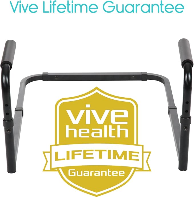 Vive Stand Assist - Mobility Standing Aid Rail for Couch, Chair - Assistance Handle for Patients, Elderly, Seniors and Disabled - Safety Grab Bar for Sitting, Sofa, Home - Adjustable, Portable Device