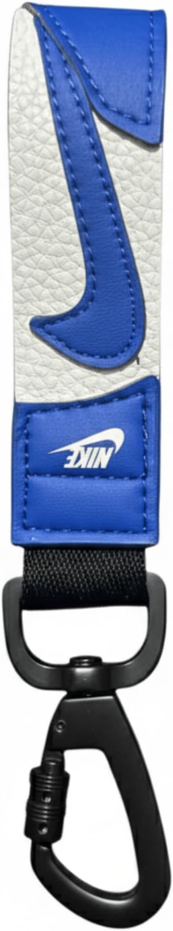 Nike Swoosh Key Holder - Durable Carabiner-Style Clip, Keychain with Iconic Branding