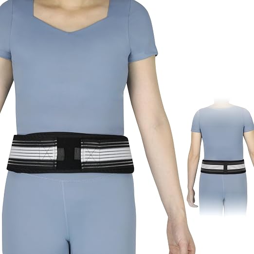 Waist Belt Sacroiliac Hip Belt, Lumbar Support Sciatica Pain Relief, Sacroiliac SI Joint - Lower Back Support Brace for Women and Men, Non-Slip and Adjustable & Breathable Back Pain Relief