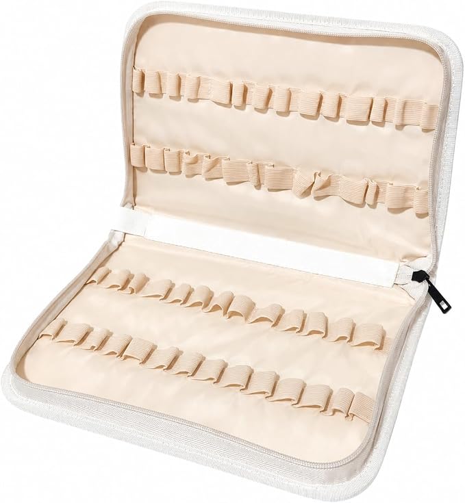 Homeopathy Storage, Large Homeopathy Supplies Organizer for 56 Tubes; Homeopathic Remedies Organizer Bag Zipper/Nylon Material/Water-Resistant (Woodland)