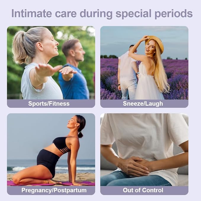 Battewa Incontinence Underwear for Women Absorbent 40ml Multicolor M | mid-waist panties,reusable,bladder leak protective briefs,pee proof,waterproof,40ml absorbent for Light to moderate leaks