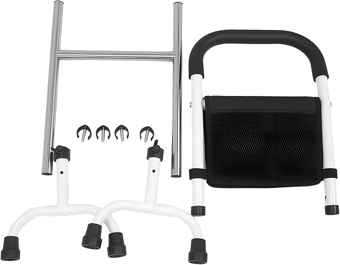 Stand Assist(White)-Mobility Standing Aid Rail for Couch, Chair, Bedside, Toilet. Assistance Handle for People with Limited Mobility