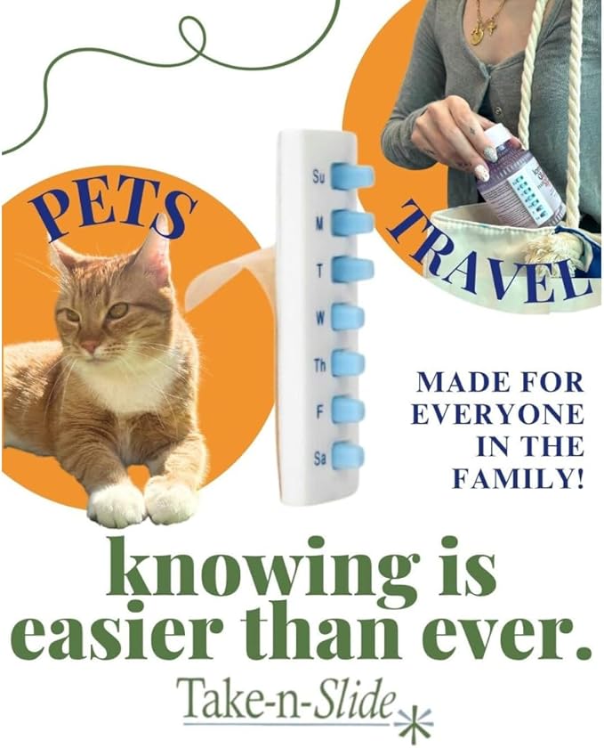 Peel and Stick Reusable for 12 + Refills, Pill/Medication/Vitamin/Pet Med Tracker & Reminder, Attach to Your Bottle, Organizer-Free, Curved‑Back (White, 2-Pack)