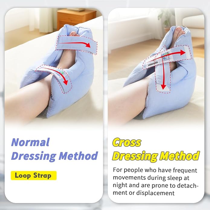 EZ Assistive Heel Protectors Remove Pressure and Bedsores for Healing Therapy of Heel Pressure and Deep Tissue Injury,Heel
