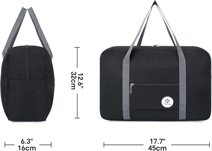 For Spirit Airlines Personal Item Bag Foldable Travel Duffel Bag Tote Carry on Luggage Duffle Overnight for Women and Men