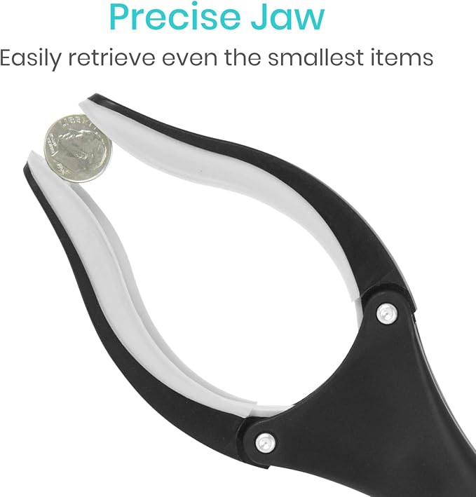 Vive Reacher Grabber 32" - Extra Long Mobility Aid - Rotating Hand, Heavy Duty Grip Arm - Reaching Assist Tool for Trash Pickup, Litter Picker, Garden Nabber, Disabled, Handicap Arm | Duty Grip Arm - Reaching Assist Tool for Trash Pickup, Litter Picker...