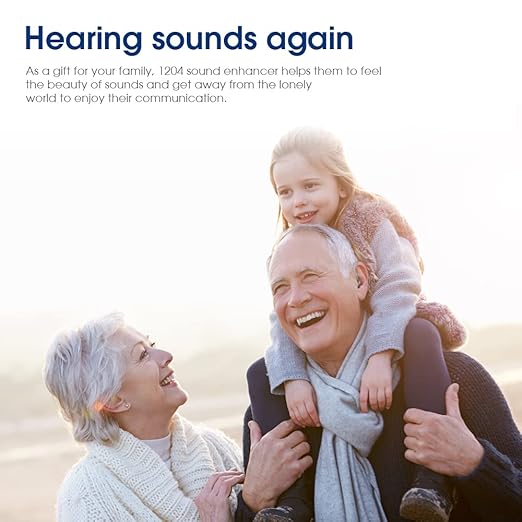 Britzgo Hearing Aids with Noise Cancelling,Rechargeable Sound Amplilfier,Upgraded Digital Chip(2 pieces)