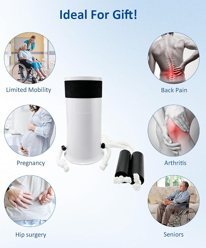 Sock Aids for Putting On Socks, No Bending Flexible Sock Aid Device with Shoe Horn Long-Handle Sock Removal for Seniors/Disabled, Easy On and Off Sock Helpers (Basic)