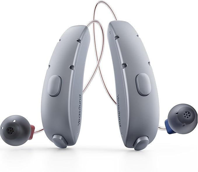 Yeasound Hearing Aids RIC800 for Seniors & Adults, Bluetooth Hearing Aids Calls & Music Enabled, AI Algorithm for Noise Reduction and Speech Enhancement, Lightweight, Long-Lasting and Waterproof