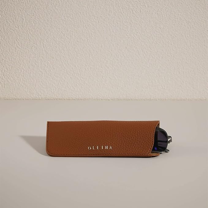 OLETHA Aesthetic Soft Glasses Case, Slip-in Design