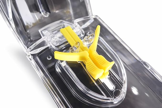Pill Cutter, Precisely Hold and Cut Pills, Adjustable Hold for Different Pill Sizes, Includes 2 Pill Cutters, by Tech Team