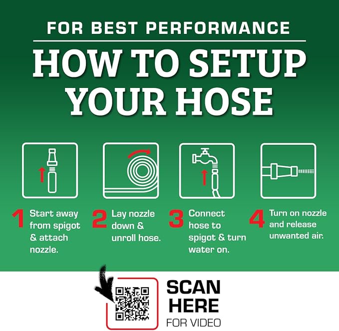 Flexzilla Colors SwivelGrip Garden Hose 5/8 in. x 10 ft., Lightweight All-Weather Water Hose, Durable and Flexible, Leak-Free Connections, Forest Green