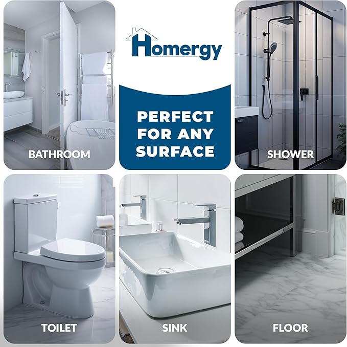 Anti-Slip Shower Stickers - Help Reduce Slipping in Bathtub & Shower, Blue Non-Slip Bath Strips, Strong Adhesive Bathtub Appliques Suitable for Homes with Kids, Adults & Seniors - 24 Pcs - Homergy