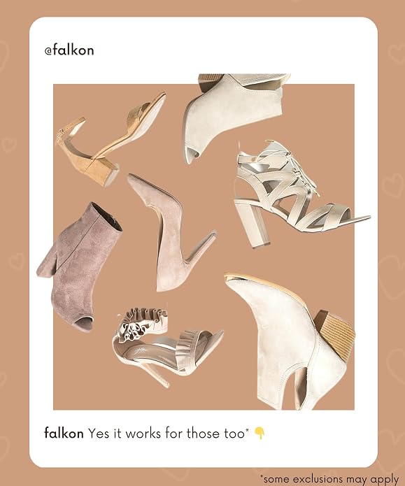FALKON Metal Shoe Horns for Women – 16.5" Long & 7.5" Short Set | Durable Shoe Horn Long Handle for Seniors, Travel, Recovery
