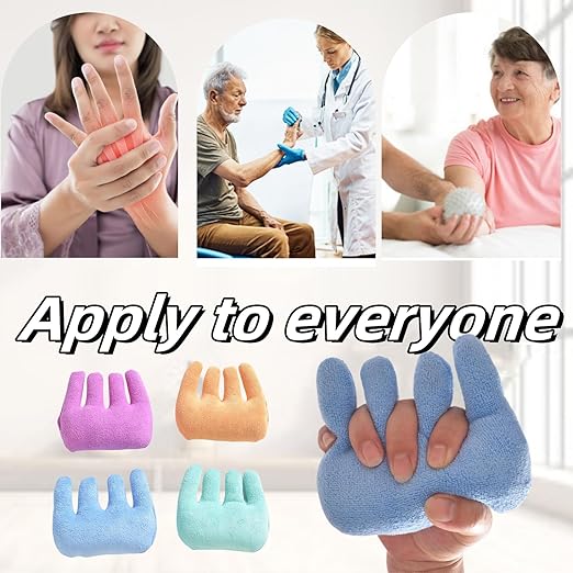 DEEYOTA Fingers Separation Pad,with an Elastic Palm Gripper,Used for Rehabilitation Treatment of Arthritis and Skin Damage