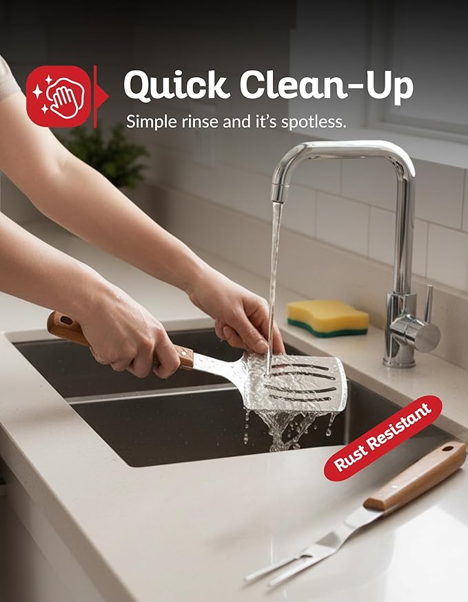 3 PCS BBQ Tool Set – Stainless Steel Grill Accessories Kit with Spatula, Fork & Tong – Heavy Duty Barbecue Utensil Set for Outdoor Cooking, Camping & Backyard BBQ