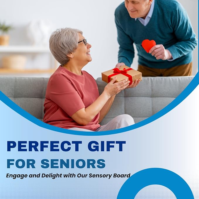 Fidget Boards for Adults with Dementia Gadgets Toys for Alzheimers Patients-Fidget Toys for Dementia Adults-Dementia Fidget Toys for Elderly-Gifts